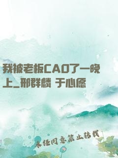 我被老板CAO了一晚上